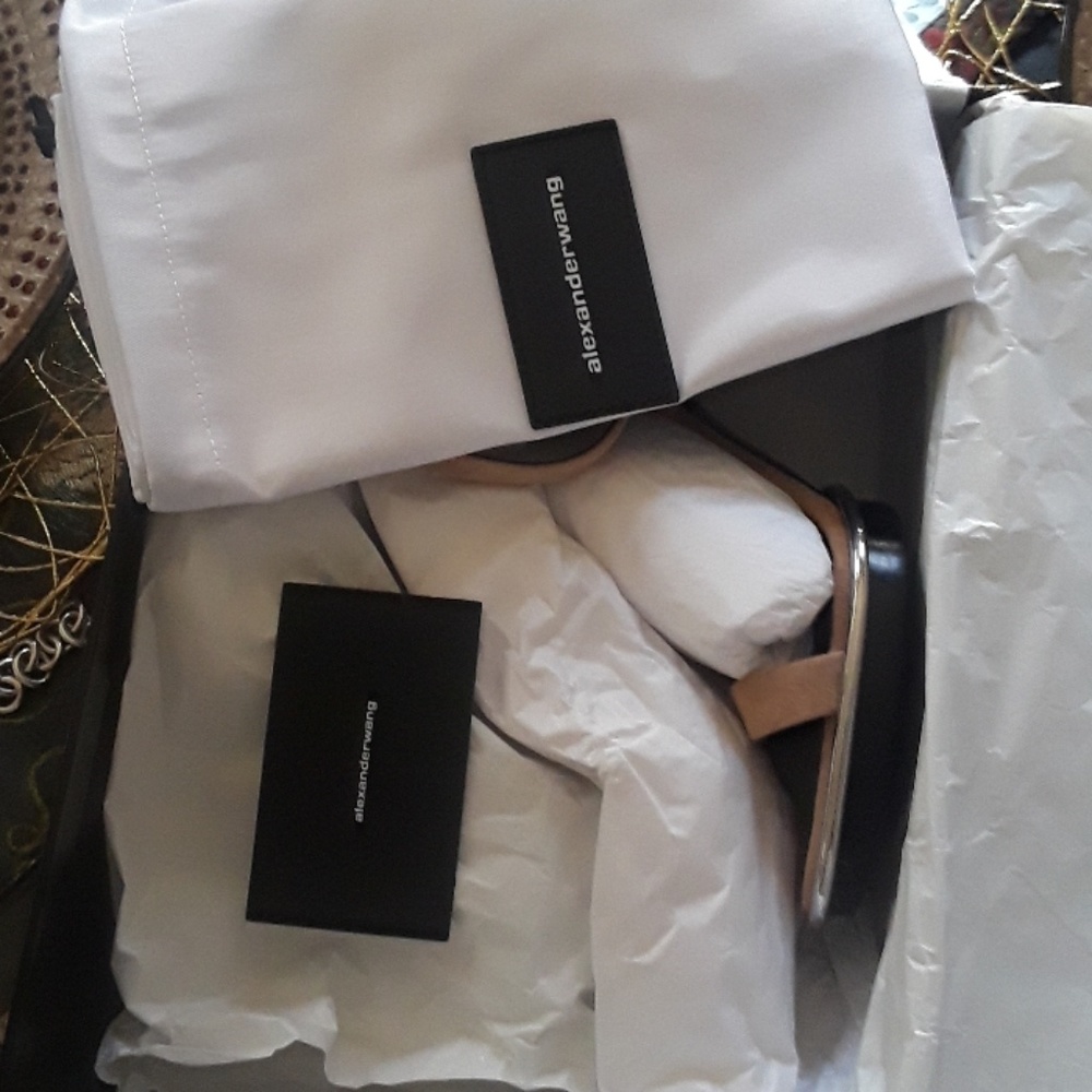 Alexander Wang Tan Stiletto Sandals - Picture 4 of 8
